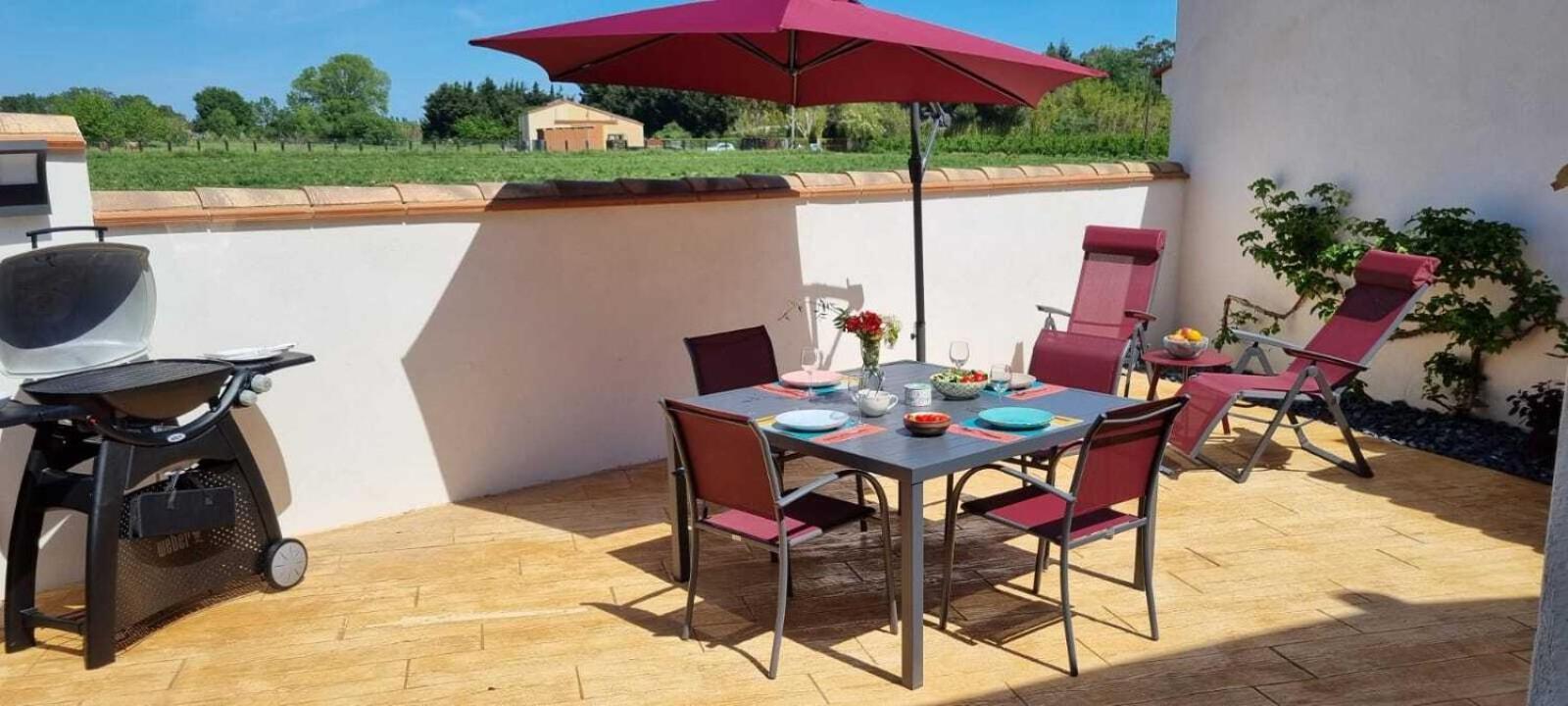 Gites La Catalane Theza Ruang foto